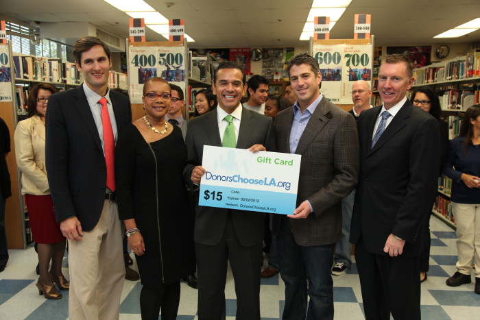 Wasserman Foundation Donates $4 Million to Fund Thousands of Los Angeles Teachers With DonorsChoose.org