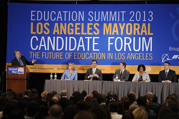 L.A. mayoral candidates discuss ways to improve schools at education summit