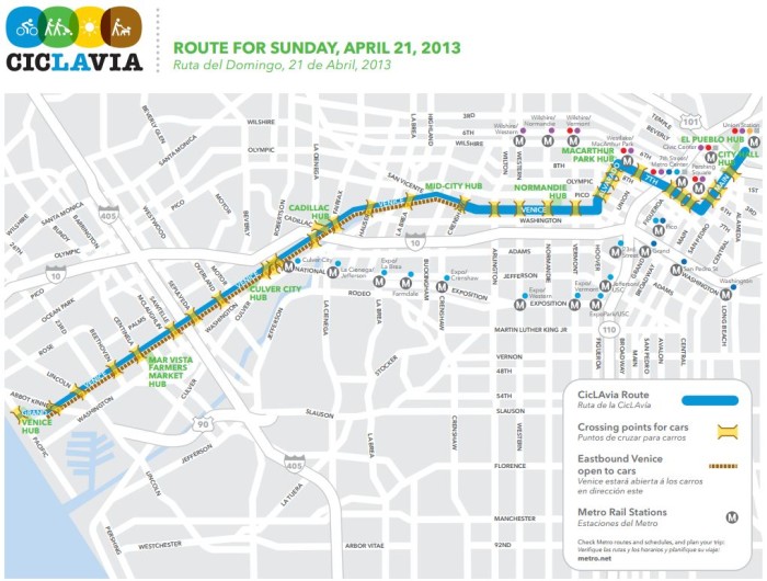 CicLAvia To the Sea: April 21, 2013 10am-3pm