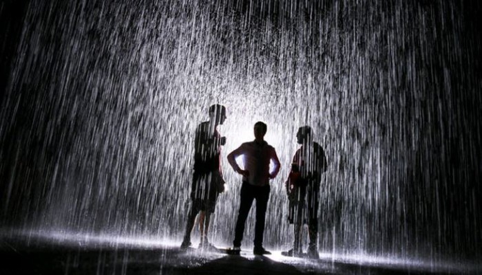 Tickets to walk through LACMA’s Rain Room are going fast