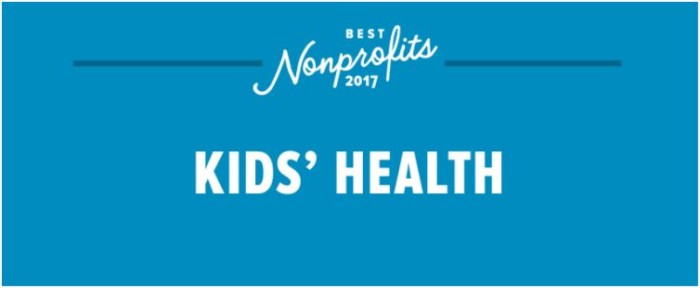 The Best Nonprofits Fighting for Kids’ Health