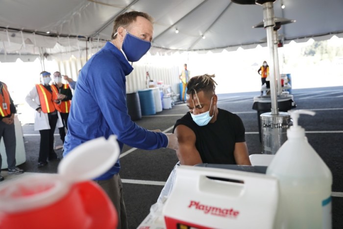 How SoFi Stadium in Inglewood will be used to vaccinate LAUSD teachers